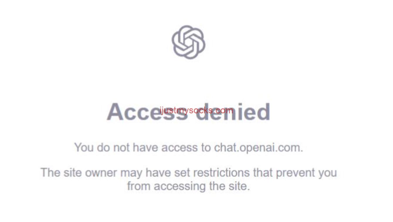 ChatGPT access denied